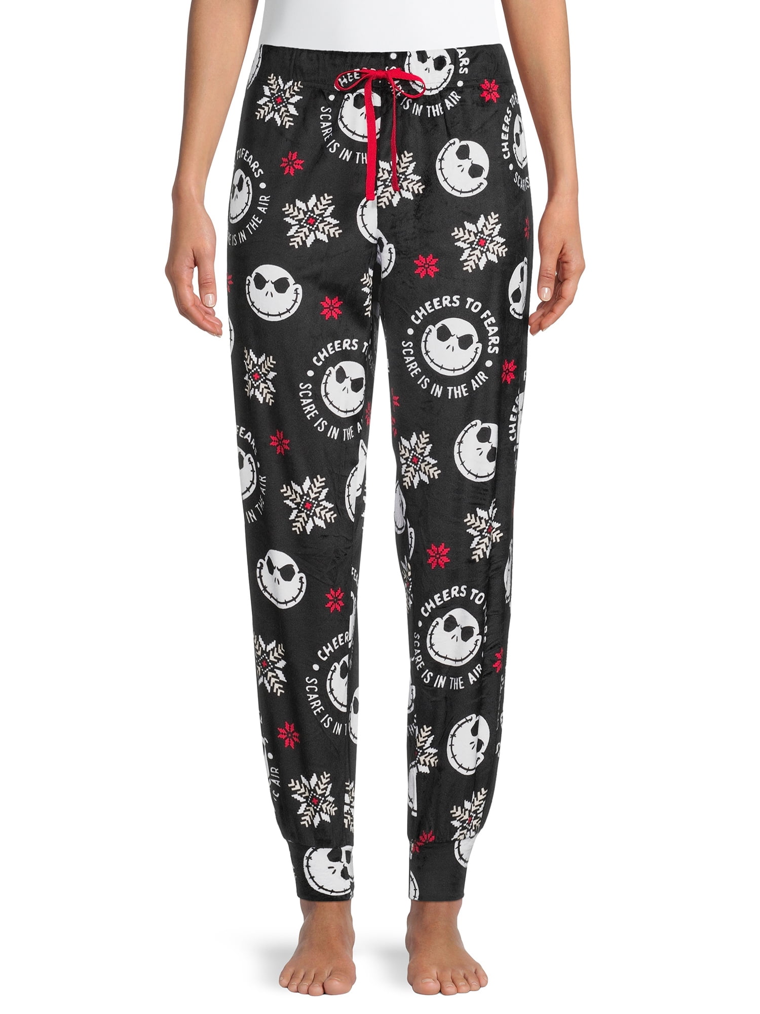 The Nightmare Before Christmas Women's Sleep Joggers Fluffy