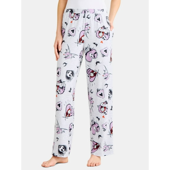 Nightmare Before Christmas Women’s and Women’s Plus Print Sleep Pants, Sizes XS-3X