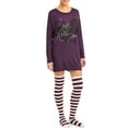 thumbnail image 1 of Nightmare Before Christmas Women's and Women's Plus Sleepshirt w/socks Pajama, 1 of 3