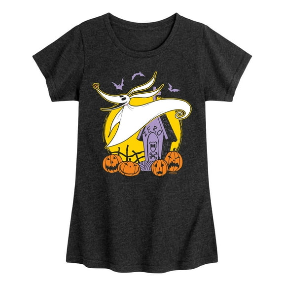 The Nightmare Before Christmas - Zero - Toddler And Youth Girls Short Sleeve Graphic T-Shirt
