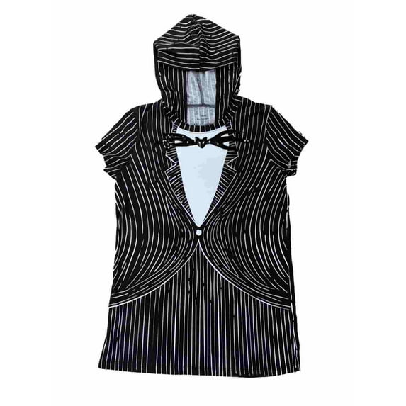 Disney Womens Juniors Nightmare Before Christmas T-Shirt Hoodie Costume Top