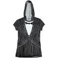 thumbnail image 1 of Womens Juniors Nightmare Before Christmas T-Shirt Hoodie Costume Top (XS), 1 of 1
