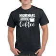 thumbnail image 1 of Nightmare Before Coffee. T-Shirt Men -Image by Shutterstock, Male 3X-Large, 1 of 4