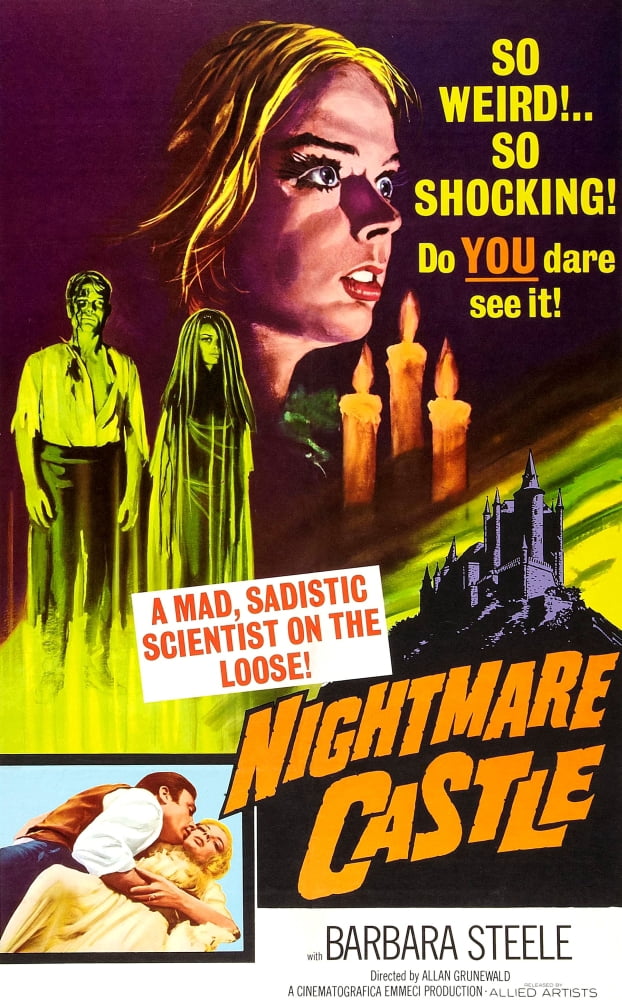 Nightmare Castle Canvas Art - (24 x 36)
