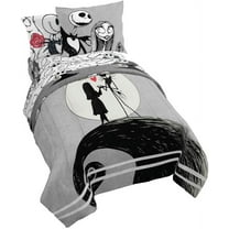 Nightmare Before Christmas Bedding Three Piece Set Warm and Comfortable Quilt Soft Bedding Children's Adult Children's Day Gift Two Pillowcases One Quilt Cover