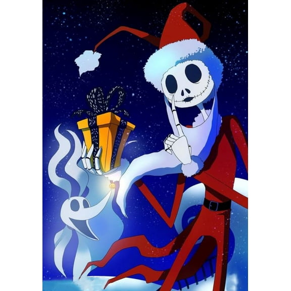 The Nightmare Before Christmas DIY 5D Diamond Painting Kit Art Adult Painting Kit Crafts Beginner Diamond Art Diamond Painting Home Wall Decoration Gift 12X16 Inch