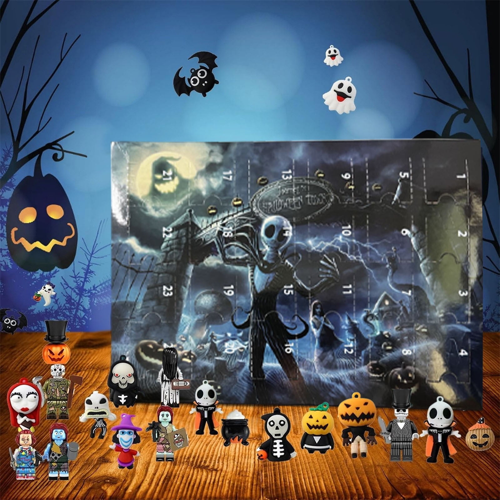 Nightmare Before Christmas Halloween Doll Advent Calendar 2025 Contains ...
