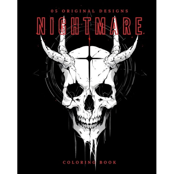 Nightmare (Coloring Book): 50 Coloring Pages, (Paperback)