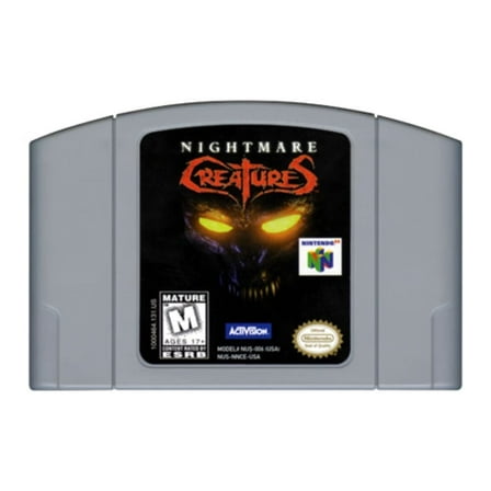 Nightmare Creatures - Classic N64 Horror Action Game - US Version - 1998