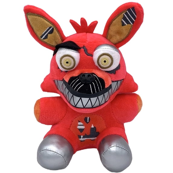Nightmare Foxy Plush Toy 8 Inch,FNAF Plushies Doll,for Boy Girl Christmas Halloween Birthday Gift