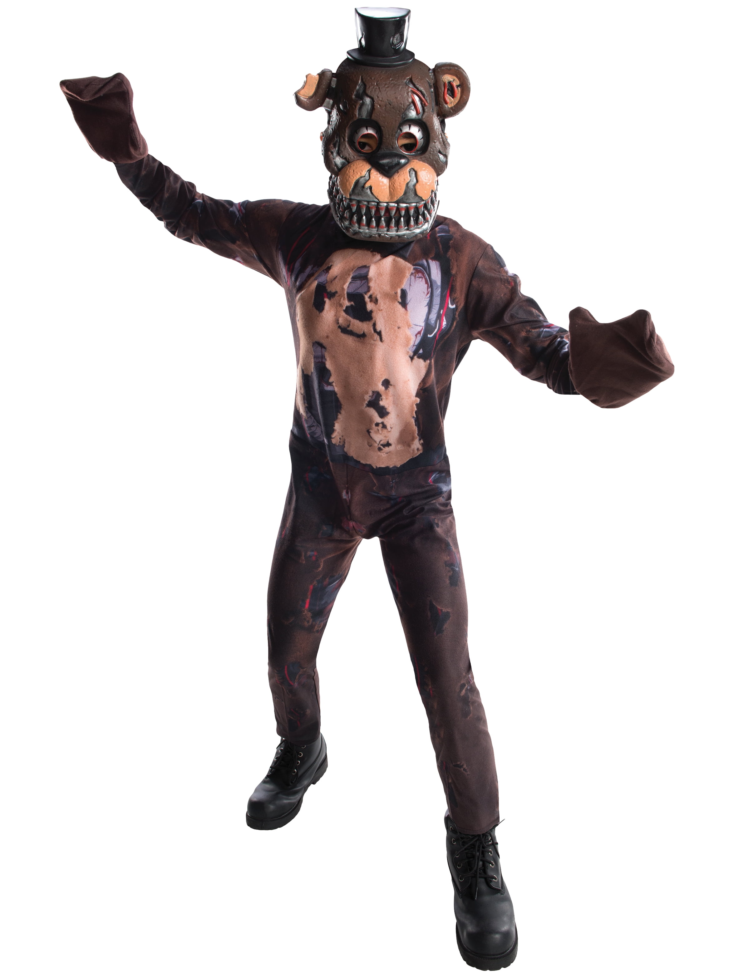 Five Nights at Freddy's Freddy Costume Halloween Kids Scary Fazbear Pizza  for sale online