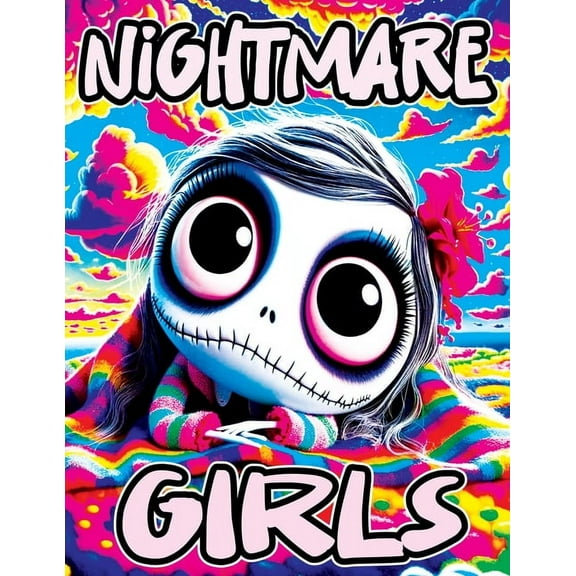 Nightmare Girls: Relaxing Coloring Book for Nightmare Lovers Stress-Relieving Designs, Fantasy Illustrations and Mindful, (Paperback)