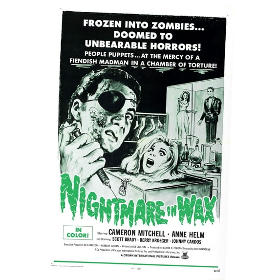 Nightmare In Wax Movie Poster Wall Art Metal Sign 8inx 12in Print on Metal 8x12 Square Adults Best Posters