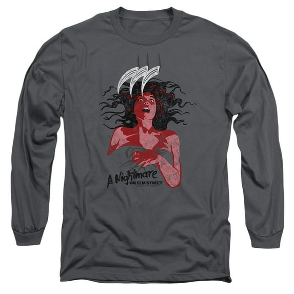 Nightmare On Elm Street - Illustrated European Poster - Long Sleeve Shirt - XXX-Large
