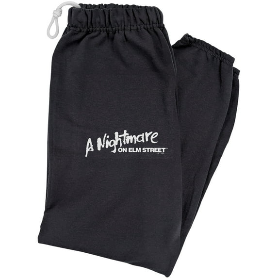 Nightmare On Elm Street Logo Unisex Jogger Sweatpants for Men and Women, Black, X-Large