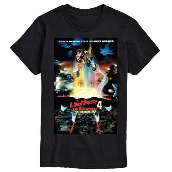 Nightmare On Elm Street - Movie Poster - Men's Short Sleeve Graphic T-Shirt