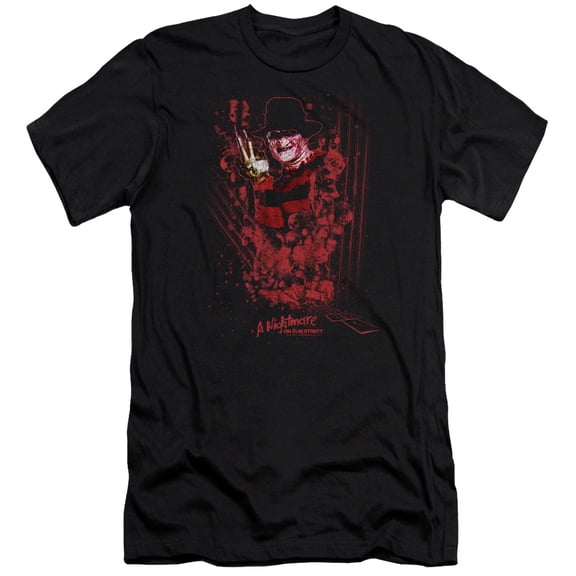 Nightmare On Elm Street - One Two Freddys Coming For You - Premium Slim Fit Short Sleeve Shirt - Small