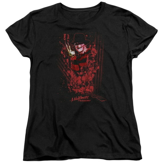 Nightmare On Elm Street - One Two Freddys Coming For You - Women's Short Sleeve Shirt - Large