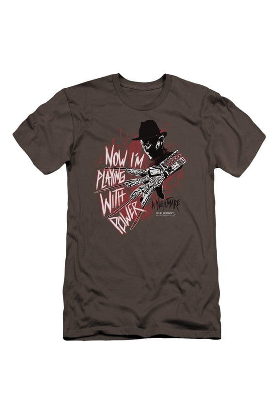 Nightmare On Elm Street - Playing With Power - Premium Slim Fit Short Sleeve Shirt - Small