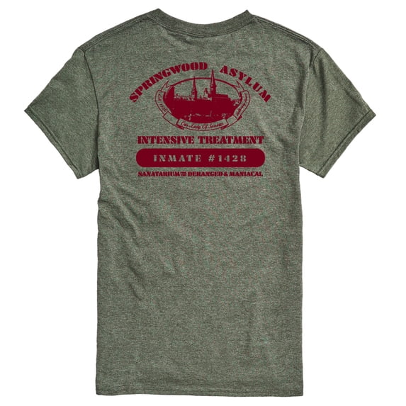 Nightmare On Elm Street - Springwood Asylum - Men's Short Sleeve Graphic T-Shirt