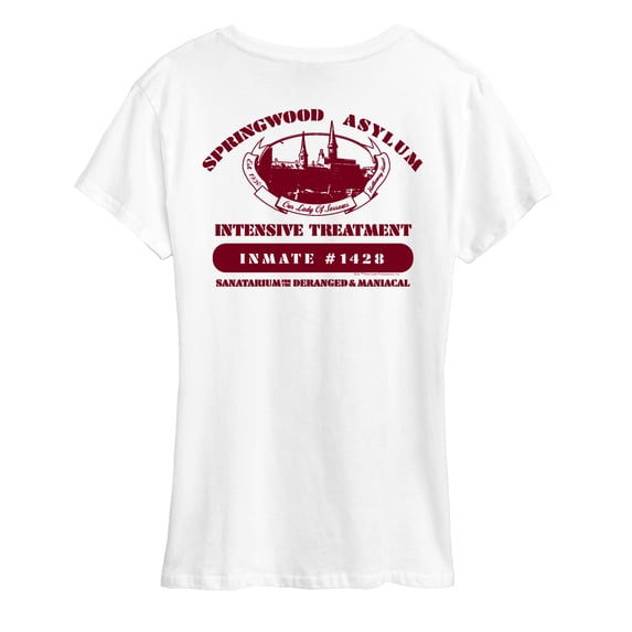 Nightmare On Elm Street - Springwood Asylum - Women's Short Sleeve Graphic T-Shirt