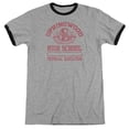 thumbnail image 1 of Nightmare On Elm Street - Springwood High - Heather Ringer Short Sleeve Shirt - Small, 1 of 2