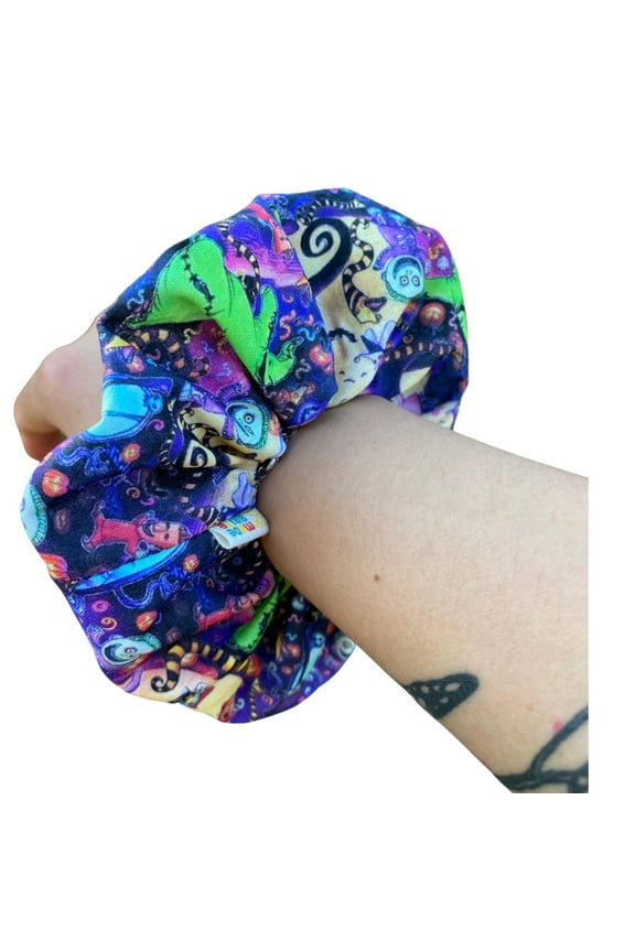 Nightmare before Christmas Scrunchie Hair Tie Ponytail Gift