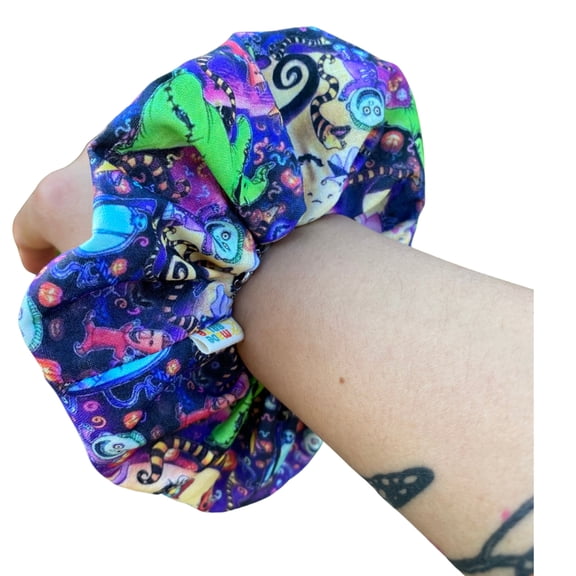 Nightmare before Christmas Scrunchie Hair Tie Ponytail Gift