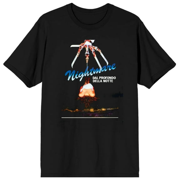 Nightmare on Elm Street Dal Profondo Della Notte Men's Black Graphic Tee-XS