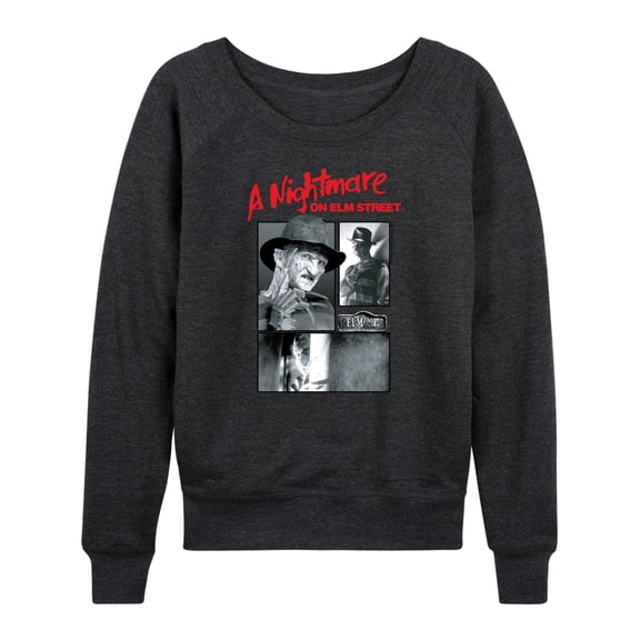 Nightmare on Elm Street - Elm Street Freddy - Women's Lightweight French Terry Long Sleeve Shirt