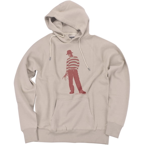 Nightmare on Elm Street Freddy Fashion Official Premium Ultrasoft Tri-Blend Hoodie (2X-Large) Sand