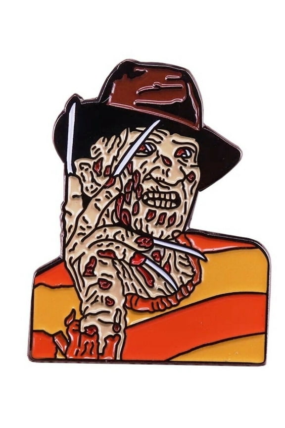 Nightmare on Elm Street Freddy Krueger Character Enamel Metal Pin