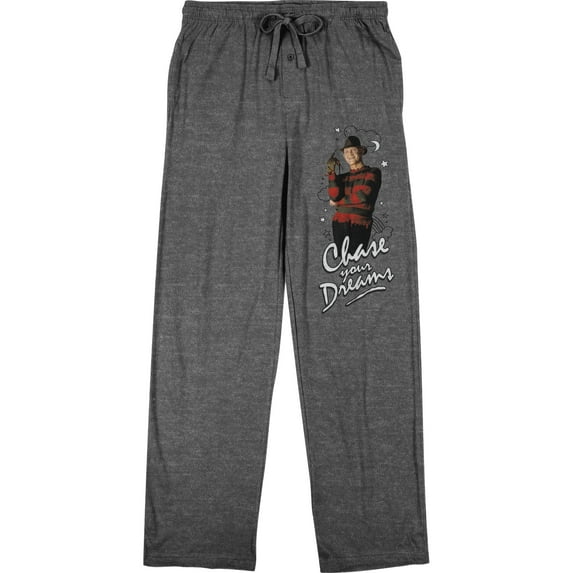 Nightmare on Elm Street Freddy Krueger Chase Your Dreams Men's Graphite Heather Sleep Pajama Pants-XX-Large