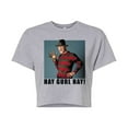 thumbnail image 1 of Nightmare on Elm Street - Hay Gurl Hay - Juniors Cropped Cotton Blend T-Shirt, 1 of 5