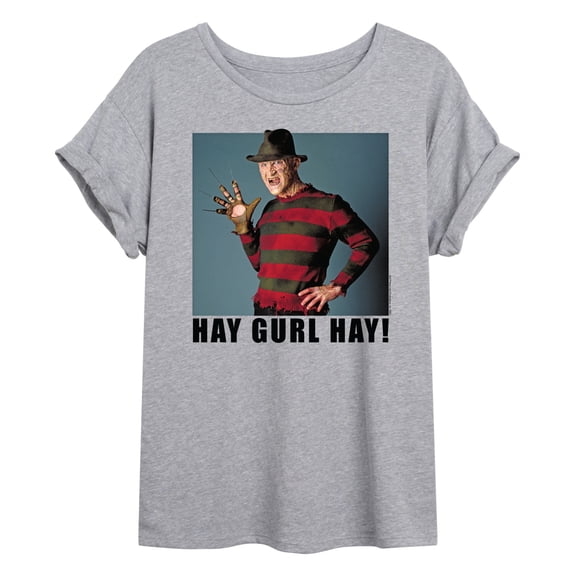 Nightmare on Elm Street - Hay Gurl Hay - Women's Oversized T-Shirt