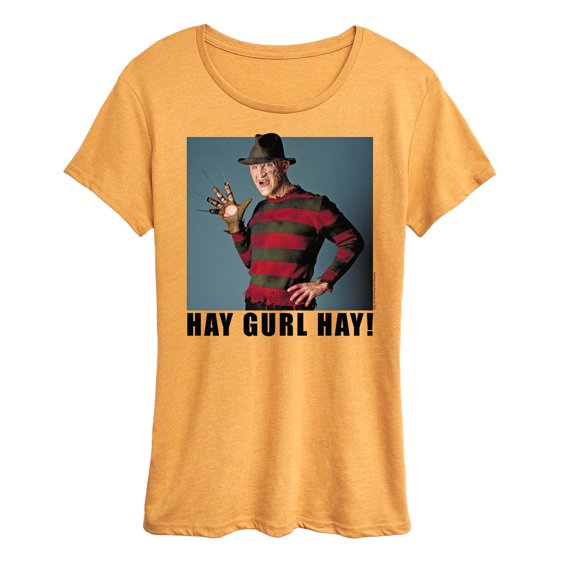 Nightmare on Elm Street - Hay Gurl Hay - Women's Short Sleeve Graphic T-Shirt
