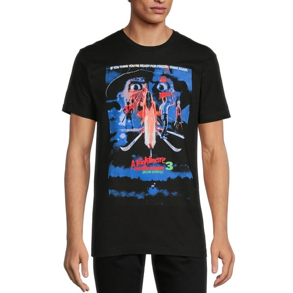 Nightmare on Elm Street Men's & Big Men's Poster Graphic T-shirt