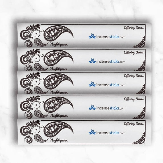 Nightqueen Incense 10" 20 Sticks Pack: 5 Packs
