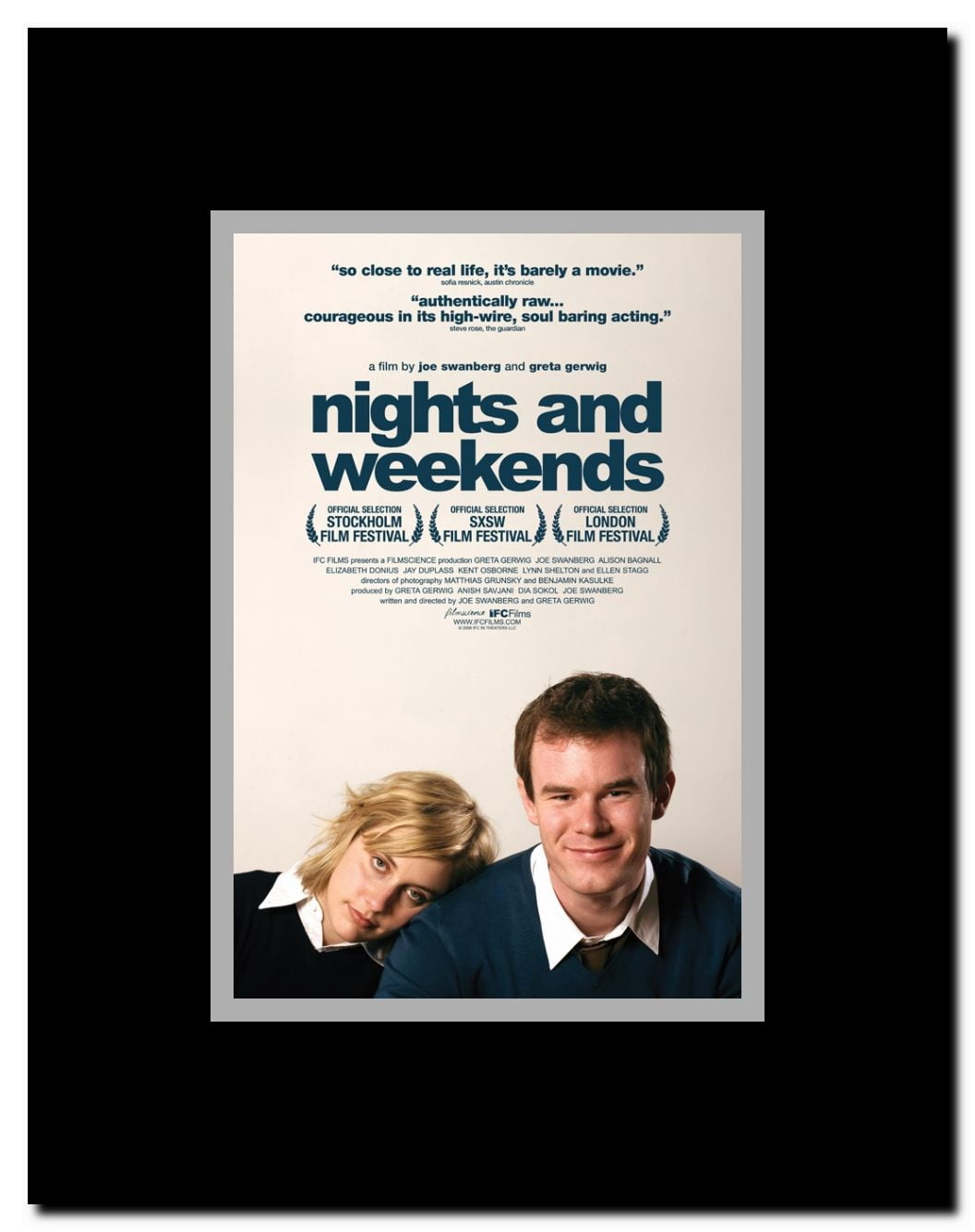 Nights and Weekends Framed Movie Poster