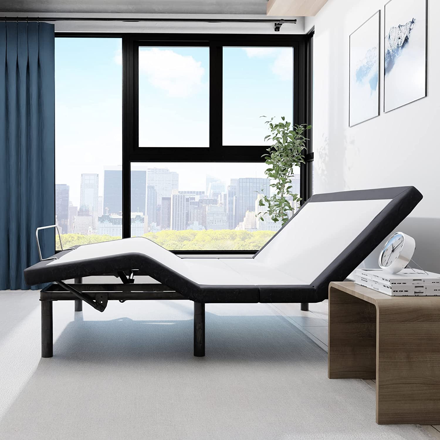 Nights e4 King Adjustable Bed Base Frame with Massage AntiSnore Zero