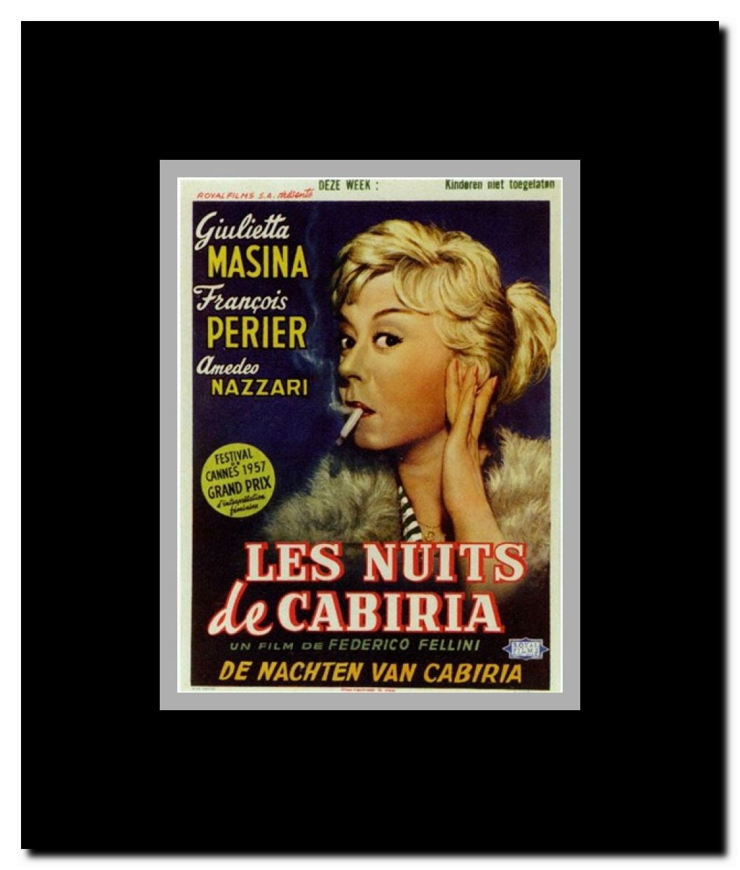 Nights of Cabiria Framed Movie Poster