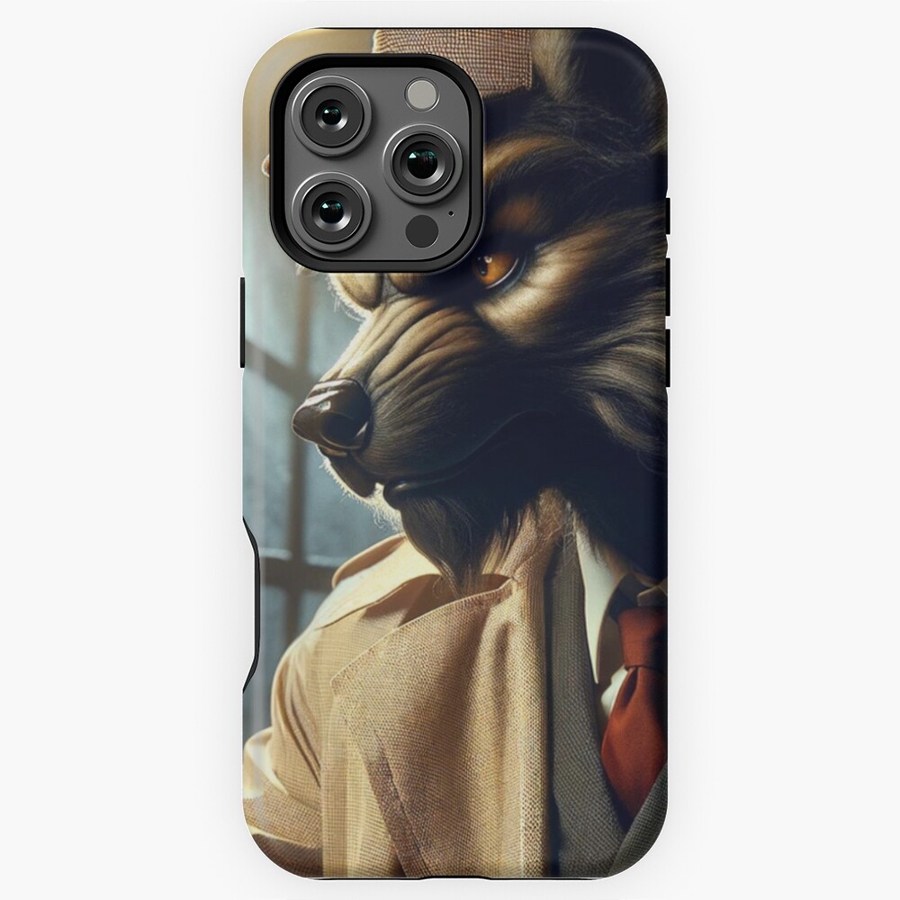 Nightshade Werewolf Detective Noir Mystery Phone Case for iPhone 16 15 ...