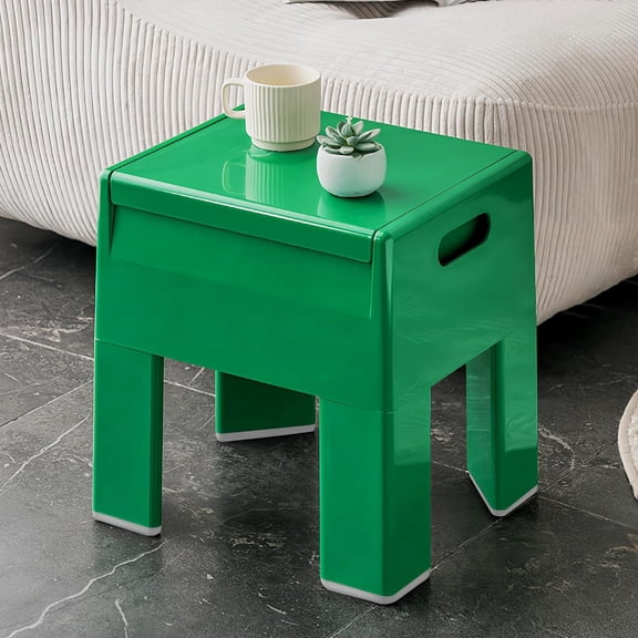 Nightstand Bedside with Storage Space, Multifunctional Colorful Plastic End Table