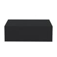 thumbnail image 1 of Nightstand : Floating Wall Mount Nightstand for Bedroom, Black, 1 of 7