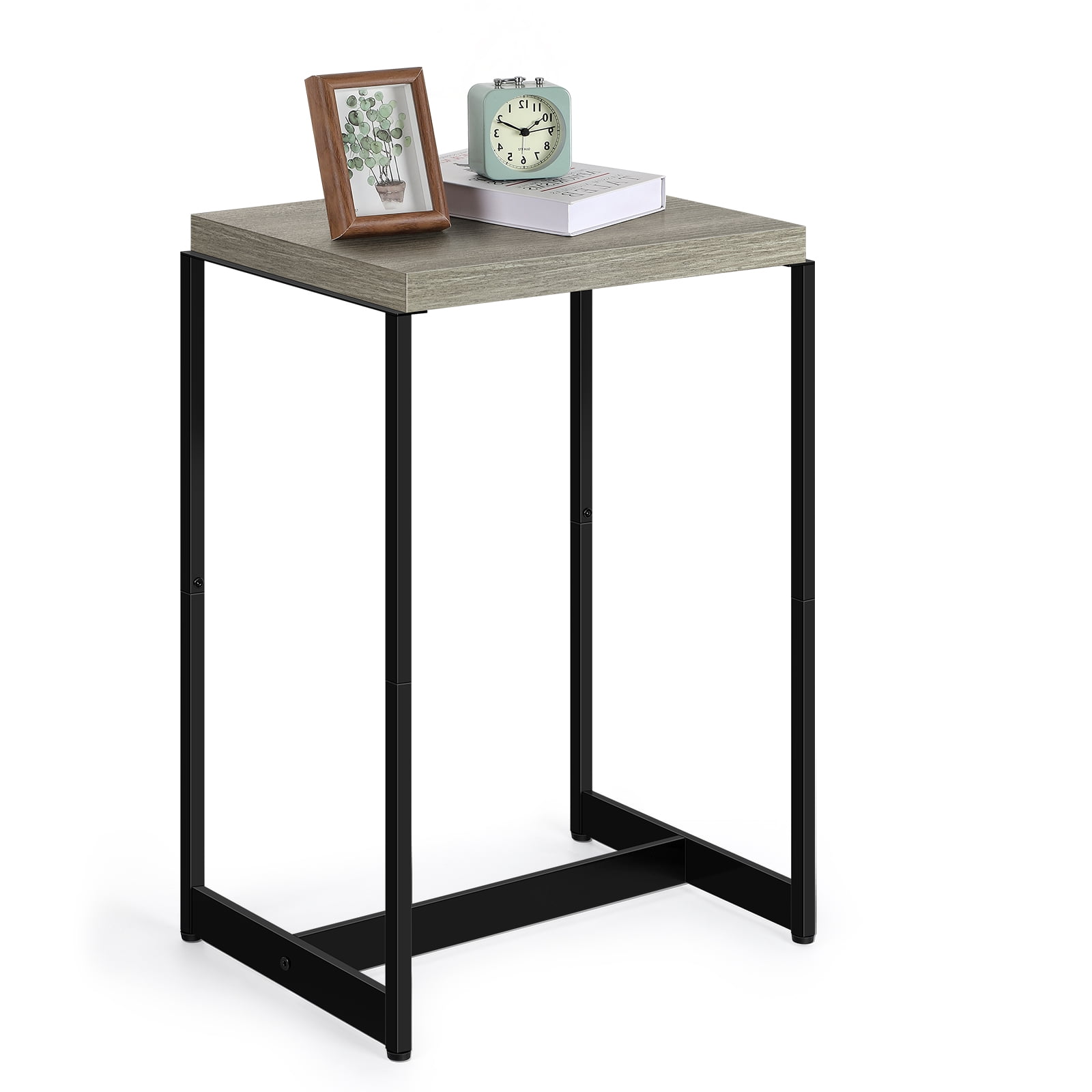 Oumilen Adult Nightstand Narrow Side Table End Table, Gray