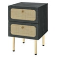 thumbnail image 1 of Nightstand Side End Table, Black, Wood, Bedroom Living, Modern Contemporary HB35723, 1 of 7