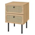 thumbnail image 1 of Nightstand Side End Table, Brown Oak, Wood, Bedroom Living, Modern Contemporary HB35724, 1 of 7