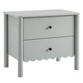 thumbnail image 1 of Nightstand Side End Table, Light Gray, Wood, Hotel Bedroom, Modern Contemporary, HB38222, 1 of 9