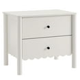 thumbnail image 1 of Nightstand Side End Table, White, Wood, Hotel Bedroom, Modern Contemporary, HB38224, 1 of 9