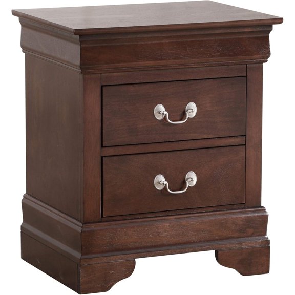 Nightstand - Traditional Design, Dovetail Drawers, Bedside Storage & Durable Wood